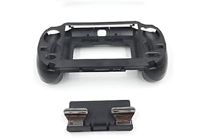 CEKASO L3 R3 Matte Hand Grip Handle Joypad Stand Case with L2 R2 Trigger Grips Handel Holder Button For PS Vita PSV 1000 （Black）