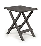 Camco 51881 Charcoal Regular Quick Folding Adirondack Side Table
