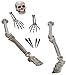 Amscan Plastic Groundbreaker Yard Skeleton, Halloween Props and Decorations, 9 Pcs