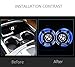 OSIRCAT LED Car Cup Holder Lights for BMW,Car Logo Coaster with 7 Colors Changing USB Charging Mat,Luminescent Cup Pad Interior Atmosphere Lamp Decoration Light 2PCS