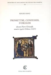 Promettre, confesser, s'obliger