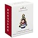 Hallmark Keepsake 0799QXM8269 Mini Christmas Ornament 2019 Year Dated A World Within, Santa and Teddy Bear in Tree Miniature, 1.56