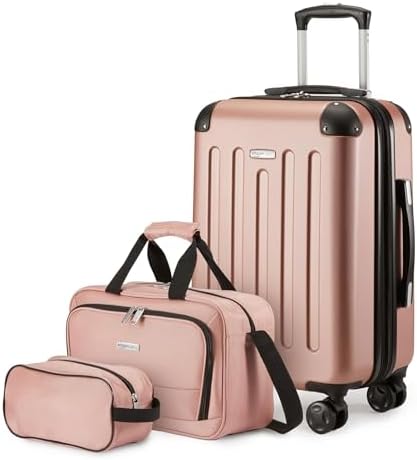 Amazon.com | Kono Luggage Sets 3 Piece Expandable Carry On Travel