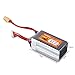 FLOUREON 2Packs 4S 14.8V 1500mAh 45C LiPo Battery Pack with XT60 Plug for RC Quadcopter Airplane Helicopter Car Truck Boat