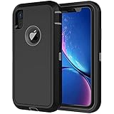 Wedall for iPhone XR Case, with 2 x Screen