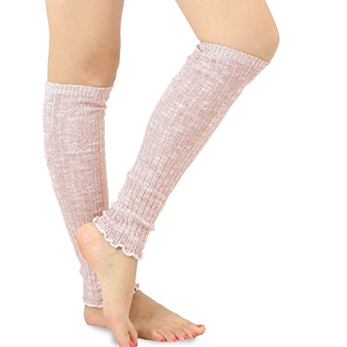 TeeHee Women's Fashion Leg Warmers Loose Bottom 2-Pack Assorted Colors (Dark)