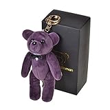 Bear Gentleman 130dB Personal Alarm Self Defense Rape Attack Safety Security with Keychain (Purple)