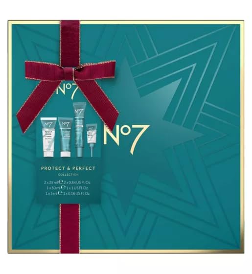 Elevate Your Holidays with the No7 Protect & Perfect Collection Gift Set + Free Merry XMAS 3D Key Rings!