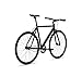 6KU Track Fixed Gear Bicycle, Black/Black, 55cm
