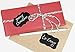 [LIFE OF THE PARTY] 60 Vinyl Blackboard Stickers (3.5” x 2”) in 3 Elegant Designs Ideal for Kitchen, Crafts, Weddings & More. Removable, Erasable & Entirely Customizable!