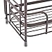 EZOWare 2 Tier Countertop Rack, Kitchen Bathroom Organizer Storage Wire Shelves Basket -Black