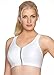 Glamorise Women's Plus-Size High Impact Magiclift Zipper Sport Bra, White, 42DD