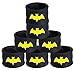 Superhero Slap Bracelets with Original Superhero Emblems for Party Supplies Favors (7 Pack)