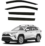 2019-2024 Black Tinted Side Window Deflector Visors