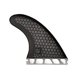 Surf Squared Surfboard Fins | Lightweight Honeycomb Fiberglass Thruster Fin Set