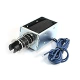 Uxcell a14010700ux0215 Spring Plunger Magnet Electromagnet Solenoid, DC 24V, 1.8W, 9 kg, 19.8 lb.