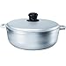 IMUSA GAU-80508 Jumbo Traditional Natural Caldero for Cooking and Serving, 18 Quart, Silver