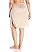 Vassarette Women's Full Figure Tailored Anti-Static Half Slip 11822, Vass Latte-24 Inch, 2X-Large