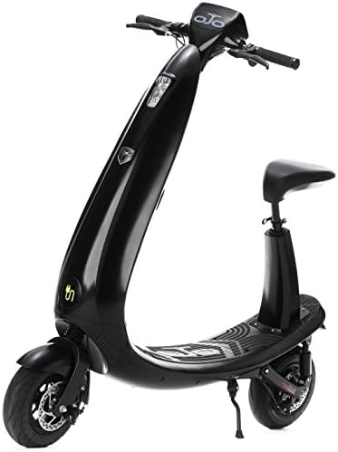 OjO Commuter Scooter for Adults - Eco-friendly, Electric & Smart - Ice Black