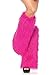 Leg Avenue Women's Furry Leg Warmers, Hot Pink, One Size