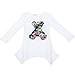 Molil Kids Girls Long Sleeve Irregular Hem Floral Shirt Pants Outfits Set White Large