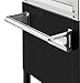 5996 Great Northern 10 oz. Perfect Popper Machine with Cart - Black Makes 12 Quarts