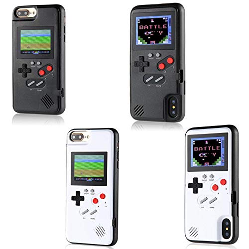 Gameboy Case for IPhone, Aolvo Retro 3D Protective Cover Case with 36 Small Game, Full Color Display, Shockproof Video Game Case for IPhone X/XS/MAX/XR, IPhone8/8 Plus, IPhone 7/7 Plus, IPhone 6/6Plus