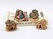 Ginsco 11pcs Fairy Garden Ancient World DIY Kit with Stone House Hedgehog Mushroom