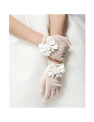 From Amazon.com. Click for details:
 Apparel: Unilove Flower Girl Gloves White Ivory Lace Short Princess Gloves for Wedding (White) Apparel: Unilove Flower Girl Gloves White Ivory Lace Short Princess Gloves for Wedding (White)