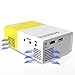DeepLee Mini Projector, DP300 Portable LED Projector support PC Laptop USB Stick USB/SD/AV/HDMI Input for Video/Movie/Game/Home Theater Video Projector- Yellow