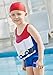 Boys Float Suit Floating Swimsuit Kids One Piece Sleeveless Buoyancy Swimwear