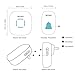 Tektalk Portable Wireless Door Bell Chime and Push Button with 36 Chimes & 4 Volume Levels—White 1 Remote Button and 2 Plug-in Receivers with LED Indicator