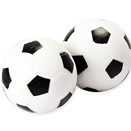 WIN Table Soccer Foosballs Replacements Black and White Soccer Balls Set Of 8 PCS - Thumbnail 4