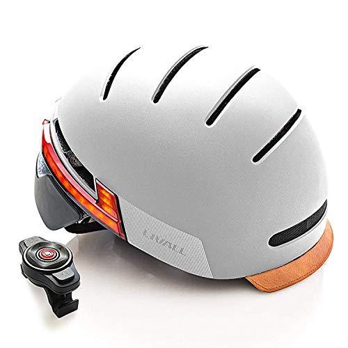 LIVALL BH51T - Smarter Fahrradhelm, Rücklicht, Blinker und SOS-System, (55-61cm)