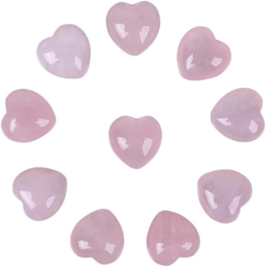 Indoor Fountains & Accessories - JUSTINSTONES Natural Rose Quartz Gemstone Healing Crystal 0.8