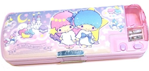 Little Twin Stars Multi-function 2 Sided Pen Pencil Box Holder with Sharpener