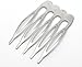 Olinisupply Metal Hair Combs (Small - 15 pcs, Silver)