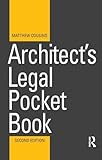 Architect's Legal Pocket Book by Matthew Cousins