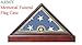 Honorable U.S. Army FLAG DISPLAY CASE Military Shadow Box for 5'X9.5' Burial/Funeral/Casket Folded, FC59P5