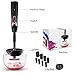 Makeup Brush Cleaner INNOLV Electric Spinning Makeup Brush Cleaner and Dryer Machine Brush Cleaner Spinner 360 Rotation Cleans and Dries all Makeup Brushes In Seconds - Black 