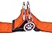 PUPTECK No Pull Dog Harness Soft Adjustable Basic Nylon Step in Puppy Vest Outdoor Walking with ID Tag Orange