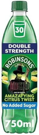 Robinsons Wicked Elphaba Double Strength Amazafying Citrus Twist No Added Sugar Squash 750ml