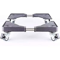 Universal Movable Adjustable Mobile Base for freezer washer dryer pedestal stand, with 8 Locking Swivel Wheels Anti…