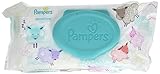 Pampers Sensitive Wipes Travel Pack 56 Count (Pack of 4)