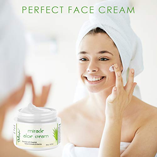 Deluvia Miracle Aloe Vera Moisturizing Cream Face and Body Moisturizer