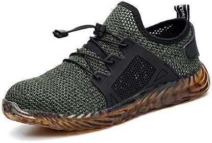 New 2019 Indestructible Ryder Safety Shoes for Men and Women with Steel Toe Cap|Lightweight Breathable Work Shoes|Puncture-Proof Work Sneakers