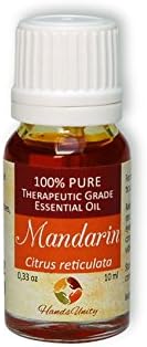 HandsUnity Mandarin Red Essential Oil Italian Organic 100% Pure Therapeutic Grade 10 ml 0.33 oz