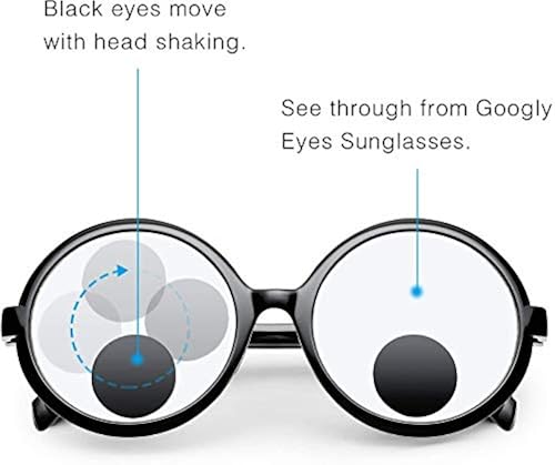 Pieces Googly Eyes Glasses for Kids Adult Funny Eyes Glasses