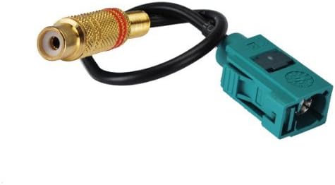 HAKA RF Coaxial Cable Fakra Z Female to RCA Male RG174 6"