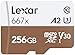 Lexar Professional 667X 256GB MicroSDXC UHS-I/U3 Card (LSDMI256BNA667A)